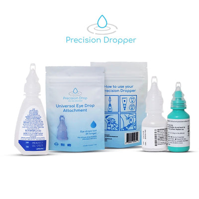 CLINICS ONLY - Precision Dropper Adapter For Eye Drops (25 Units) - Precision Dropper